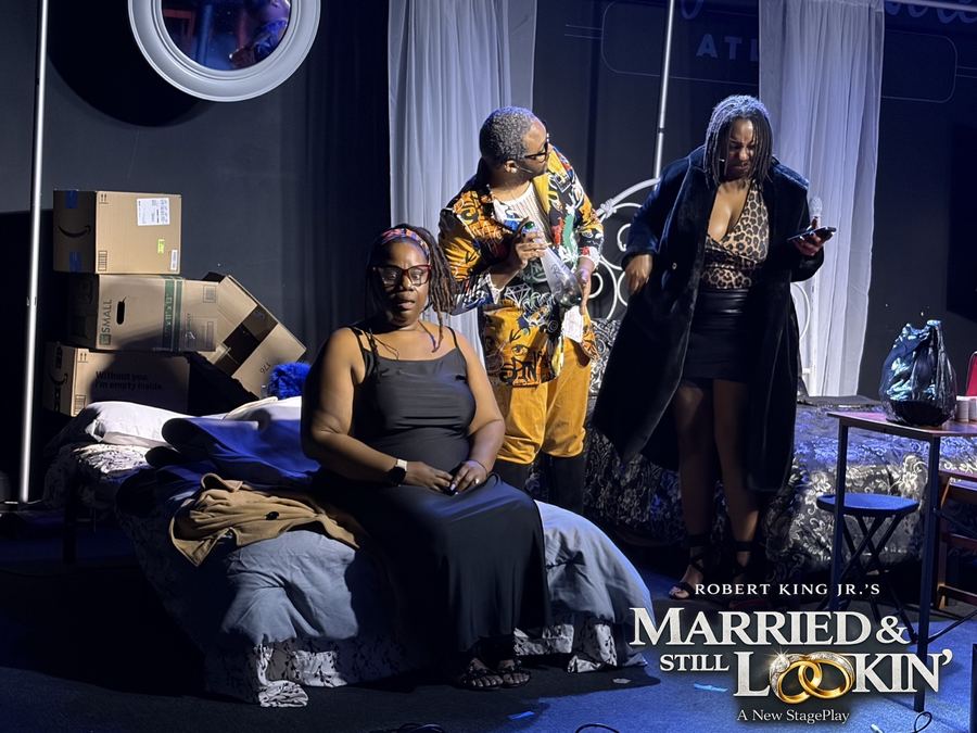 Married & Still Lookin' — ensemble scene
