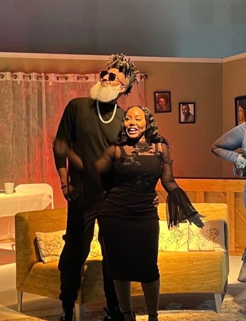 The Family Table — cast posing in character