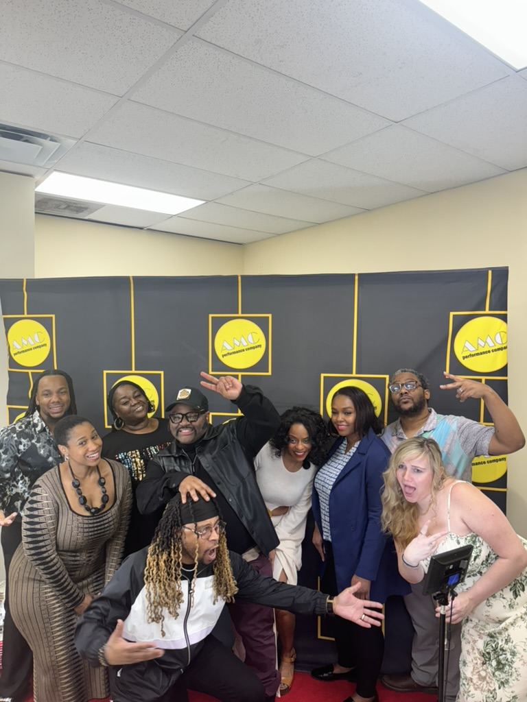 The Voices of Donny Hathaway — cast backstage at AMC Performance Company