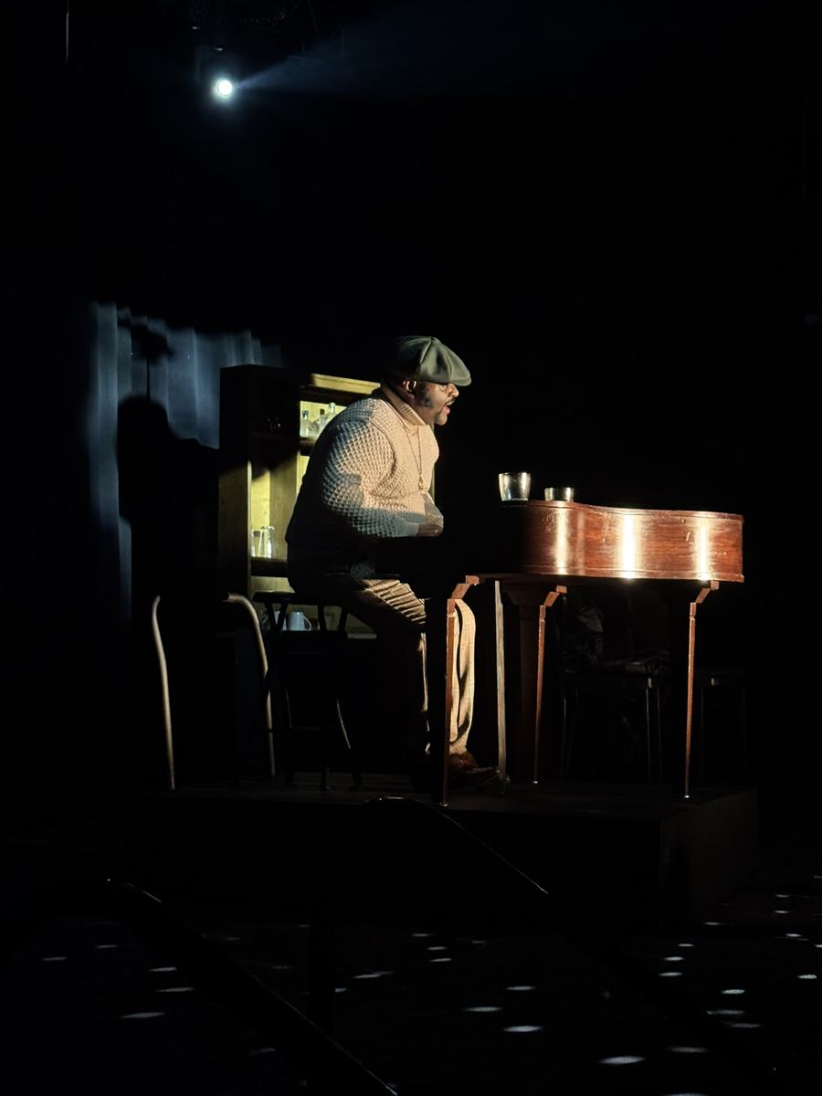 The Voices of Donny Hathaway — silhouette at the piano
